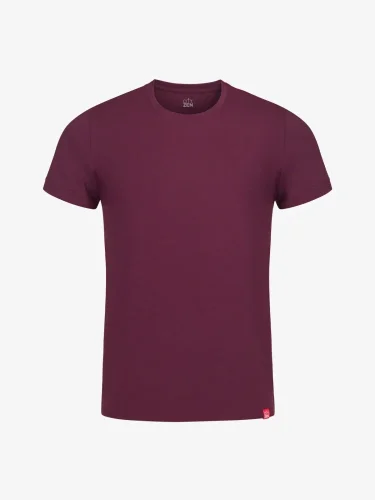 CityZen Davos pánske tričko slim fit bordó
