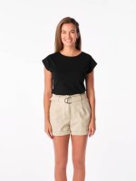 CityZen Alta dámské bavlněné triko kimonový rukáv, černé