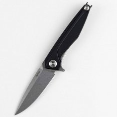 ANV Knives zavírací nůž Z300, stonewash, linerlock, dural černý