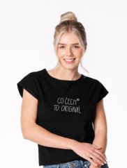 Dámské tričko CityZen ALTA „Co Čech to originál“ černé