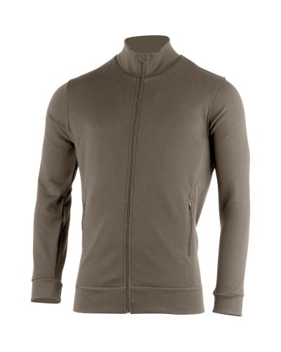 Lasting THERM pánska merino mikina, hnedá