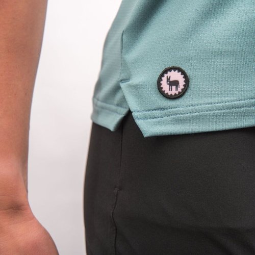 FRESH TRASH WOMEN´S, Horizon short sleeve tee mint/black