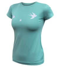 Sensor Coolmax tech dámské tričko krátký rukáv, Swallow, mint