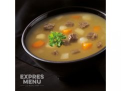 Expres menu Hovězí vývar s masem a zeleninou 600g