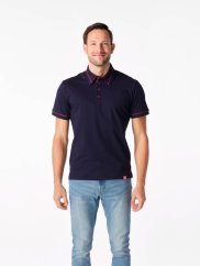 CityZen Massy pánská polokošile, navy-červená