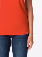 CityZen ALTA dámské bavlněné tričko s kimonovým rukávem, ohnivě oranžové