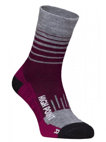 High point dámské ponožky Mountain merino 3.0 purple/grey