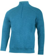 Lasting AMIR pánska merino mikina, petrolejová