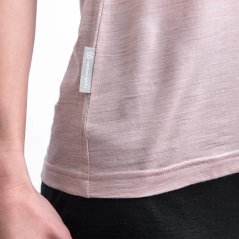 Sensor Merino Air Say Yes – dámské triko bez rukávu, dusty pink