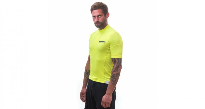 Sensor Cyklo Entry pánský dres krátký rukáv Neon Yellow