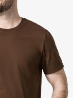 CityZen Agen pánské bavlněné triko, kávově hnědá