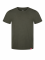 CityZen Agen pánské bavlněné triko krátký rukáv, kulatý výstřih, Dark khaki