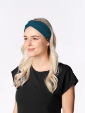 CityZen Čelenka turbanová modrozelená