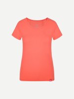 CityZen Breda dámské bavlněné triko klasické, s krátkým rukávem, korálové