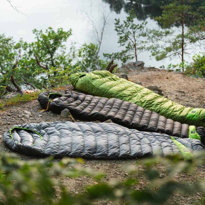 KWAK Spací pytel Ultralight Fresh Pipa FI185, černá, levý zip