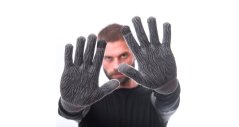 Sensor Merino rukavice šedá