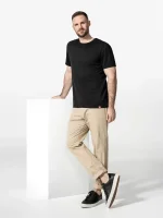 Pánske čierne merino tričko CityZen CORO s antibakteriálnou úpravou