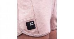 Sensor Merino Upper Traveller dámské šortky Dusty pink