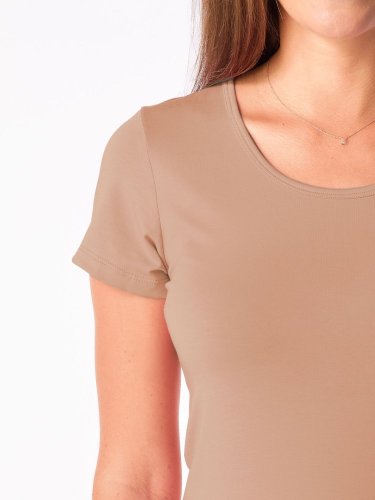 CityZen Breda dámske bavlnené tričko, pralinková