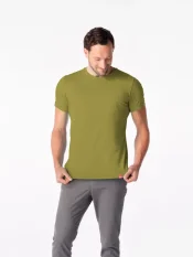 CityZen Davos pánské tričko slim fit olivové