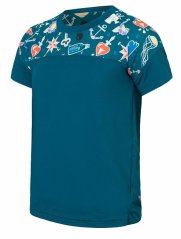 Sensor Cyklo Helium dětský dres krátký rukáv safír/boys tattoo