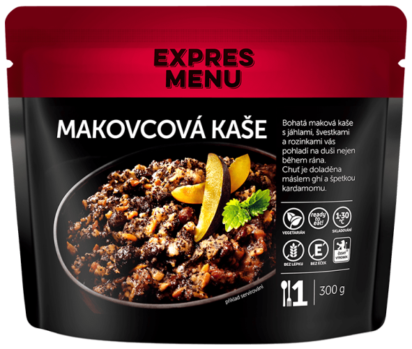 Expres menu Makovcová kaše 1 porce 300g