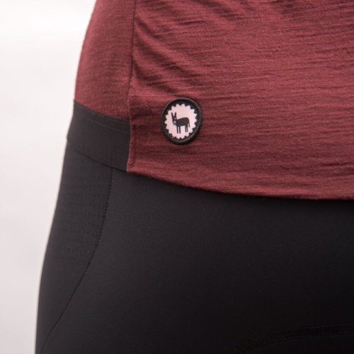 FRESH TRASH WOMEN´S, Lite Merino  Jersey, merlot red