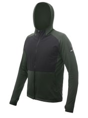 Sensor Coolmax Thermo pánská bunda s kapucí olive green/černá