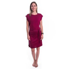 Sensor Merino active Dámské turistické šaty krátký rukáv Lilla