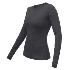 Sensor Merino Bold dámské tričko s dlouhým rukávem anthracite grey