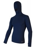 Sensor Merino Double face pánské tričko dlouhý rukáv, s kapucí