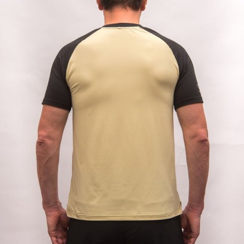 FRESH TRASH MEN´S, Horizon short sleeve tee sand/black