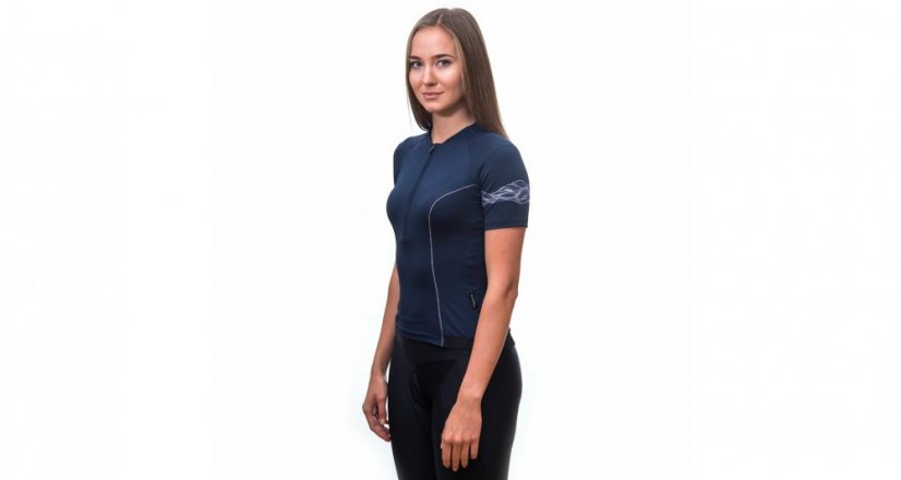 Sensor Cyklo Coolmax Entry dámský dres krátký rukáv deep blue