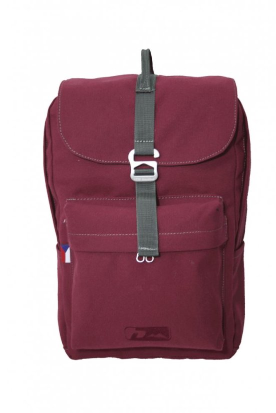 Doldy Městský batoh DEE BAG FLAP 18l vínová