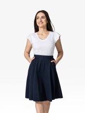 CityZen Savona dámsky bavlnený top – biely