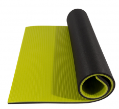 YATE karimatka fitness dvouvrstvá  superelastic 14 mm antracit/sv. zelená 190x61x1,4 cm