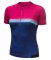 Sensor Tour stripes dámský dres krátký rukáv lilla