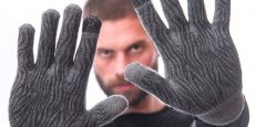 Sensor Merino prstové rukavice uni šedá