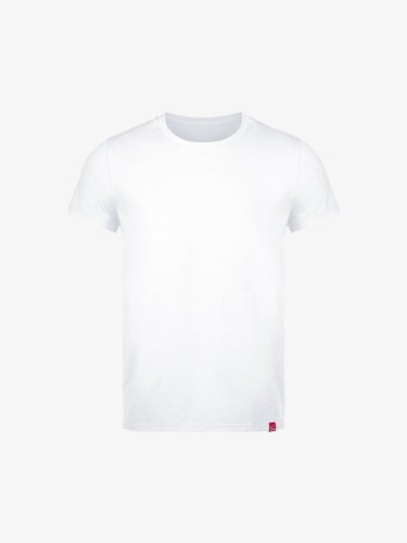 CityZen Davos, pánske tričko slim fit, biele