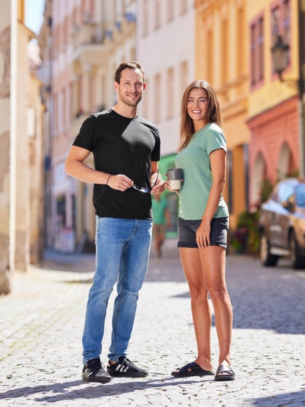 CityZen Davos pánské tričko slim fit černé