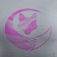 Sensor Merino Active Dámské tričko krátký rukáv Fox, šedá