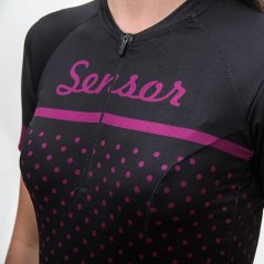 Sensor Cyklo Tour dámský dres krátký rukáv Black dots
