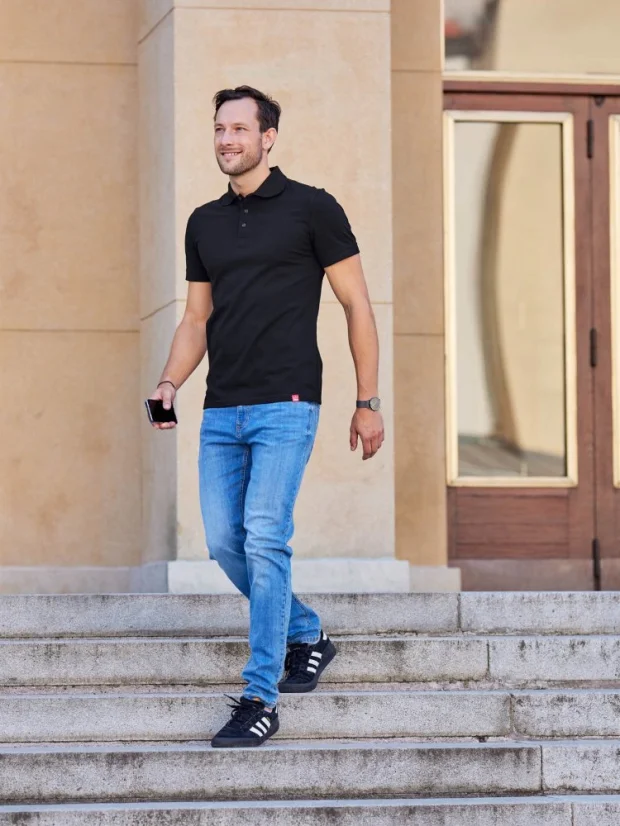 CityZen Dax pánská Polokošile černá