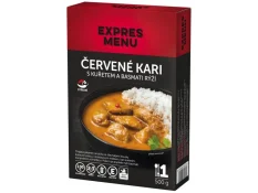 Expres menu KM Červené kari s kuřetem a basmati rýží 1 porce 500g