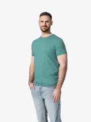 CityZen Davos pánske tričko slim fit minerálne modré