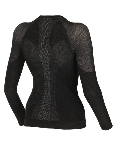 Lasting WATALA dámske merino tričko, čierna