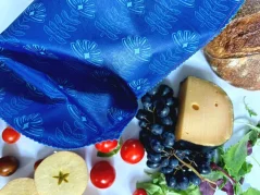 Božan balič Pytloň voskovaný sáčok 27 × 40 cm, modrotlač