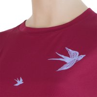 Sensor Coolmax Fresh PT Swallow Dámské triko s krátkým rukávem vínová, safírová