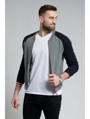 CityZen Bondy pánské bavlněné triko kr. rukáv, s výstřihem V bílé