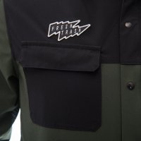 FRESH TRASH MEN´S, Rider long sleeve shirt olive green/black